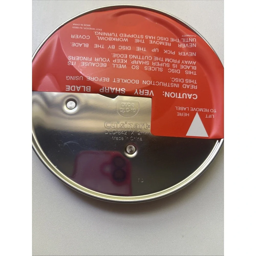 Cuisinart DLC-842TX Slicing 2mm Disc Blade Food Processor DLC-8 DLC-10